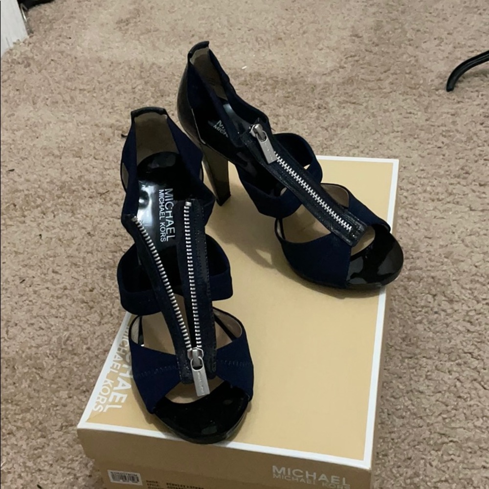 Blue sandals